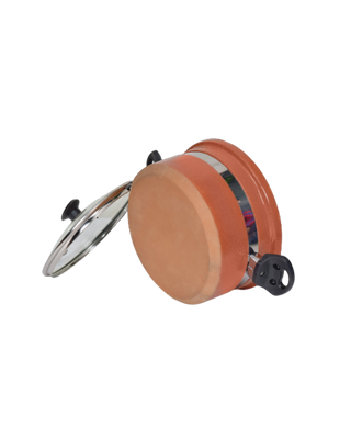 Flat Glazed Clay Handi