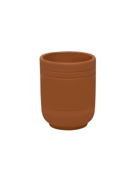 SET OF 6 CLAY GLASSES