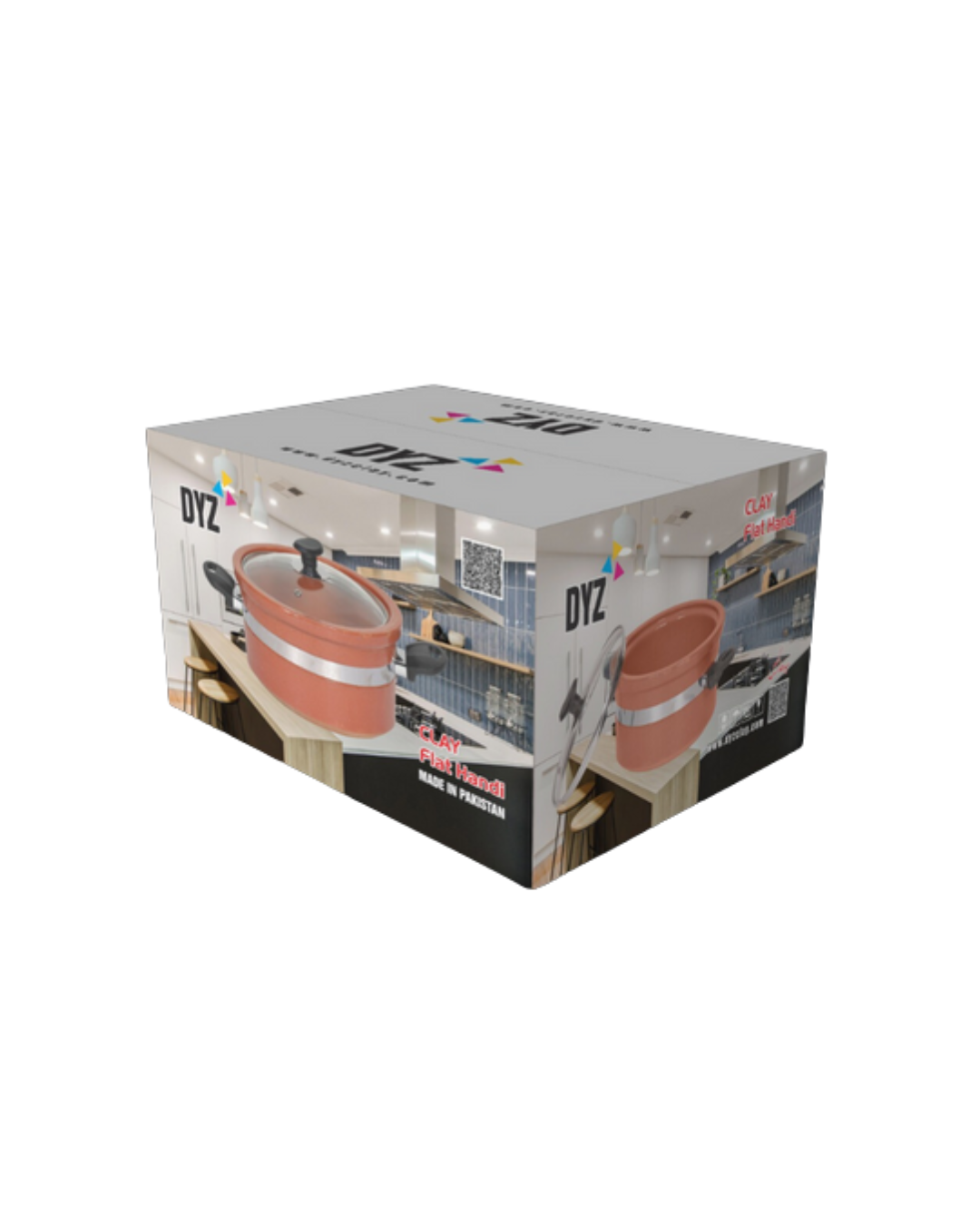 Flat Glazed Clay Handi