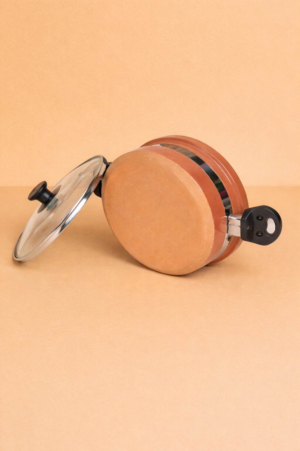 Flat Glazed Clay Karahi