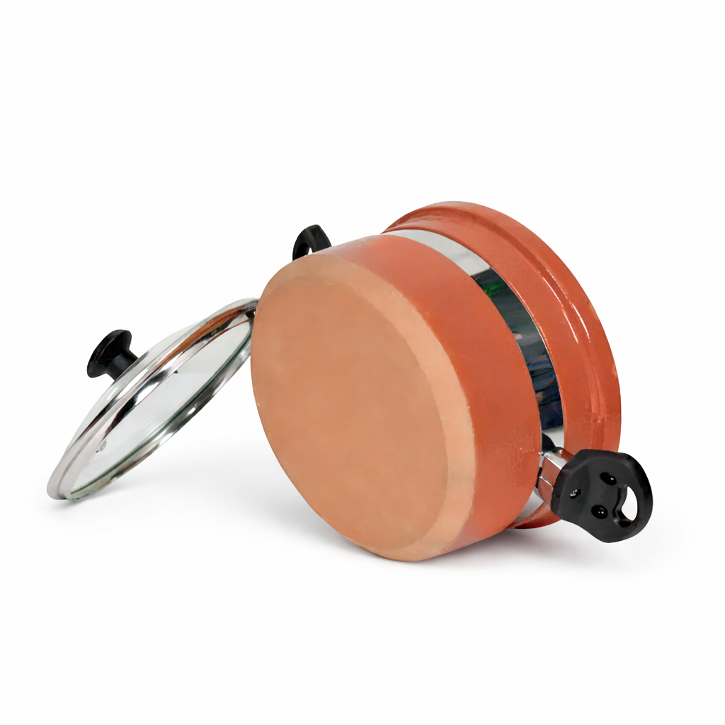 Flat Glazed Clay Handi