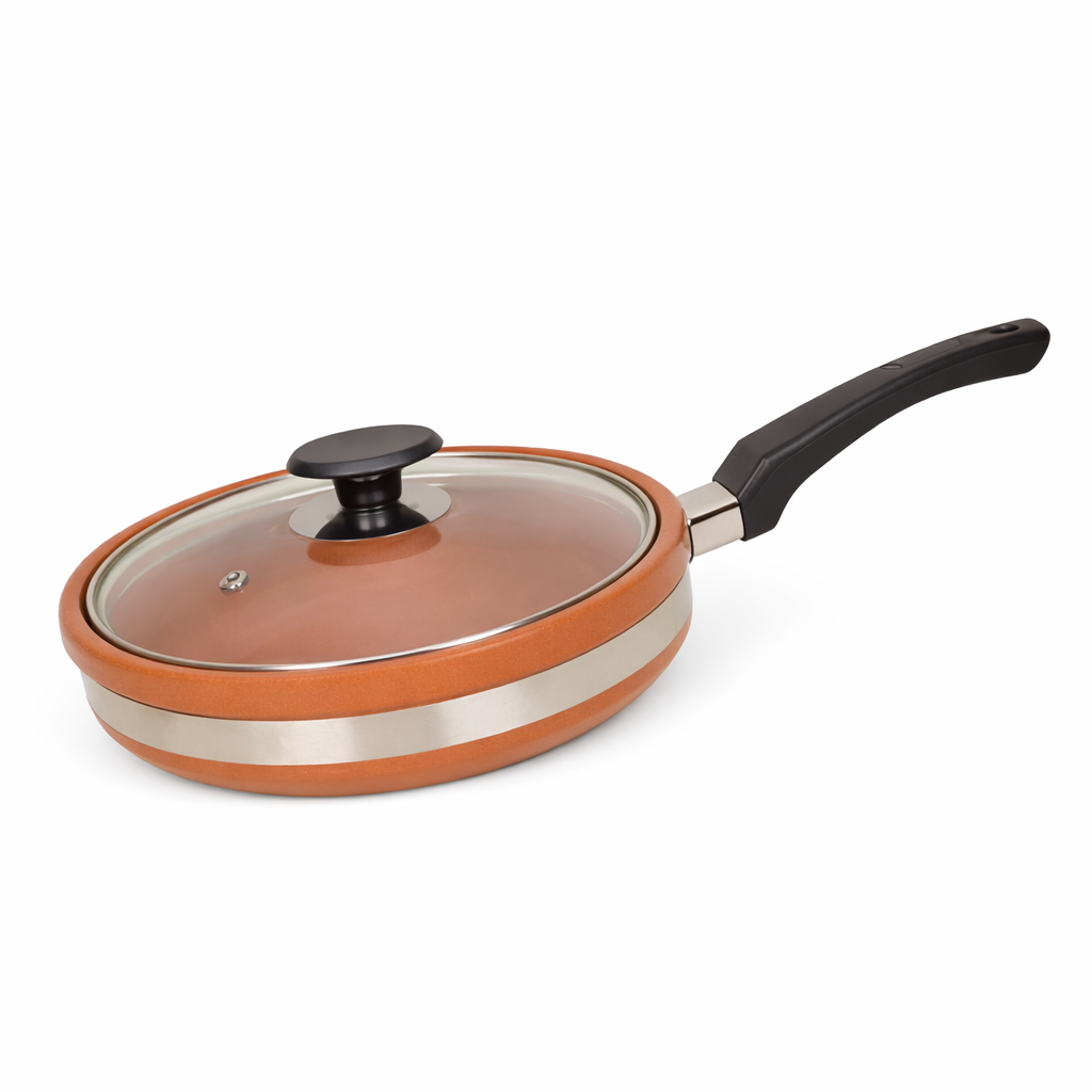 Glazed Clay Fry Pan