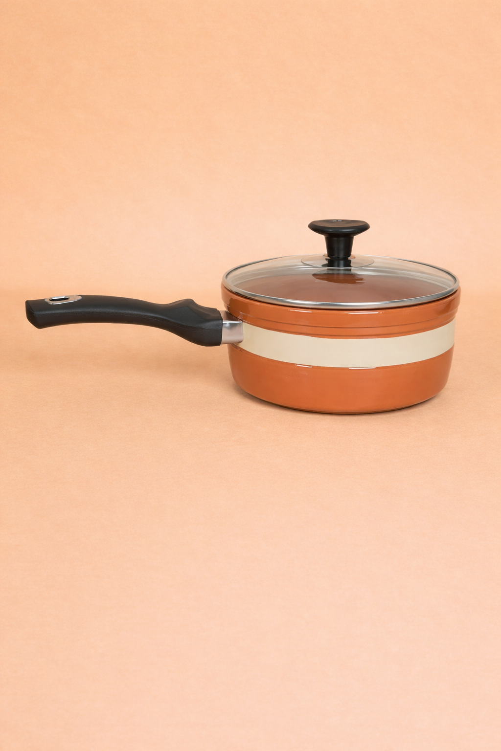 Glazed Clay Saucepan