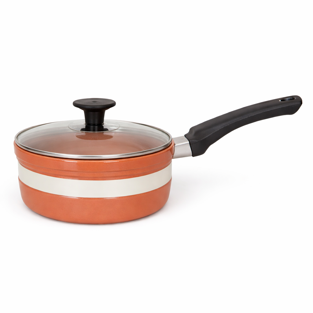 Glazed Clay Saucepan